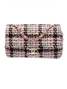 CHANEL Classic Tweed Rectangular Mini Flap Bag